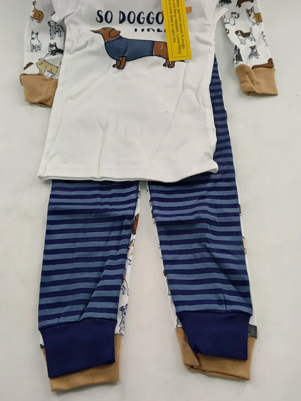 Hudson Baby Pajama Set Navy Dogs Size 3T                               P#737@CMK